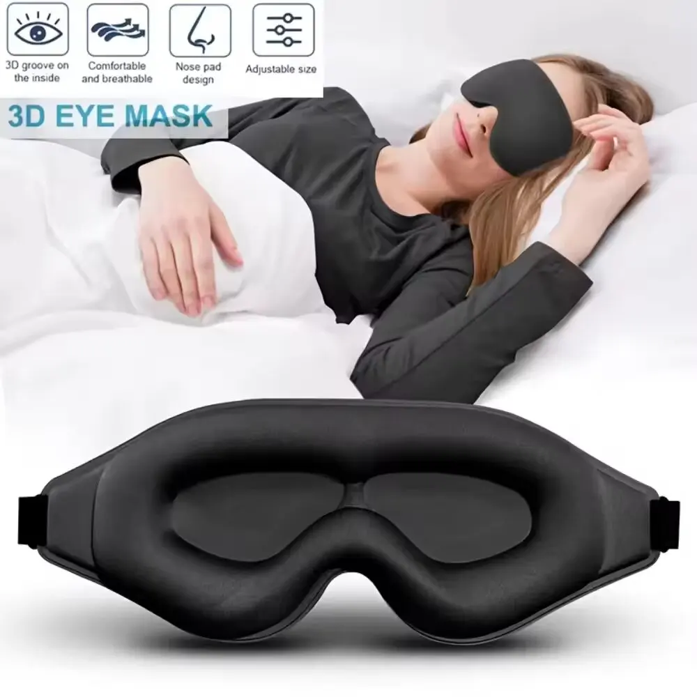 Travel Accessories Eye Mask - Masker Mata 3D, Masker Tidur Nyaman