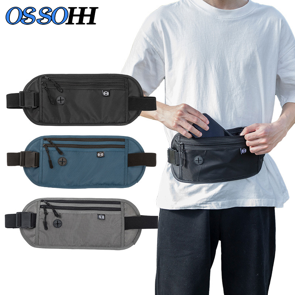 Money Belt Hidden - 1 Buah Sabuk Uang Perjalanan Aman,