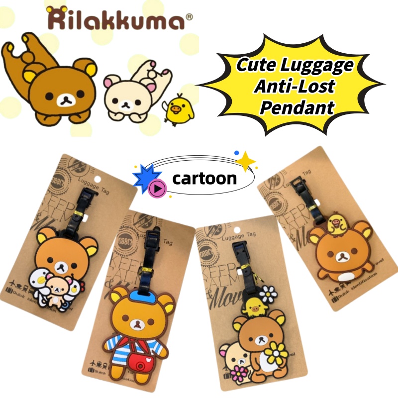 Travel Accessories Sale - Tag Bagasi Kreatif Rilakkuma yang Dipersonalisasi,