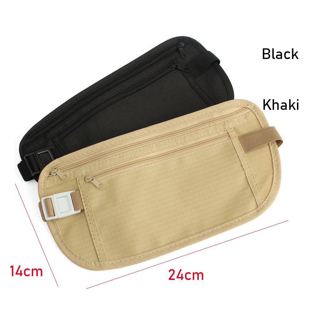 Money Belt Hidden - Tas Pinggang Tersembunyi Slim Secret, Kantong