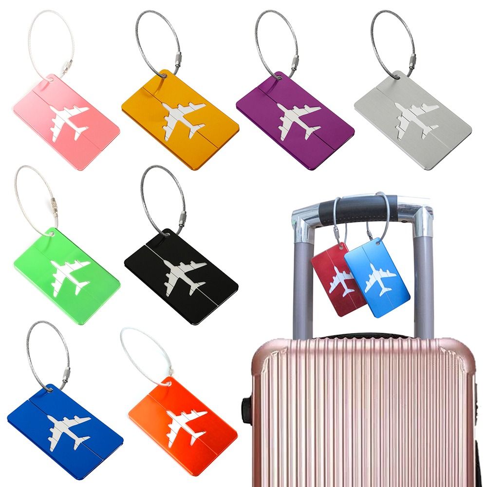 Travel Accessories Sale - Label bagasi perjalanan Aluminium, koper bagasi