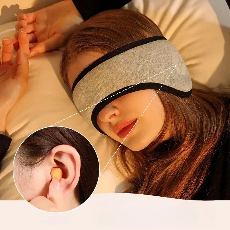 Travel Accessories Eye Mask - Penutup Mata Tidur Anti Cahaya Dengan