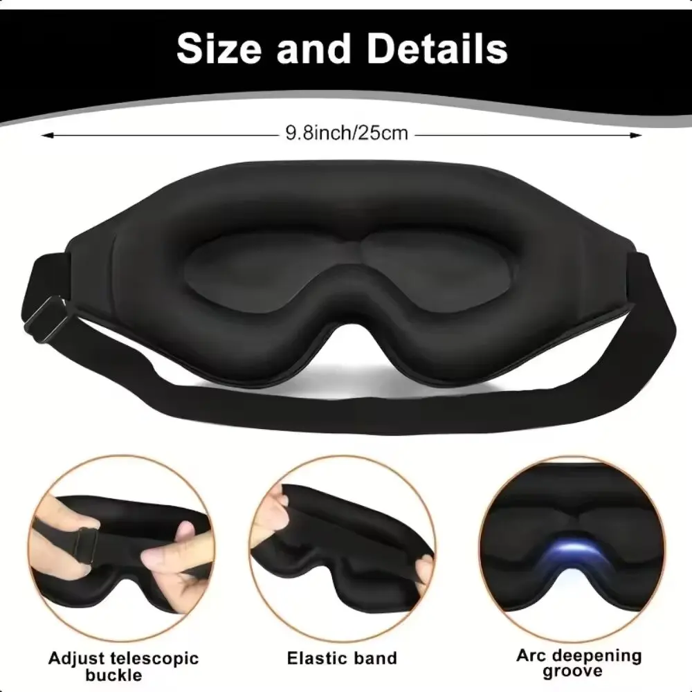 Masker Mata 3D, Masker Tidur N - Travel Accessories Eye Mask ulasan dan harga