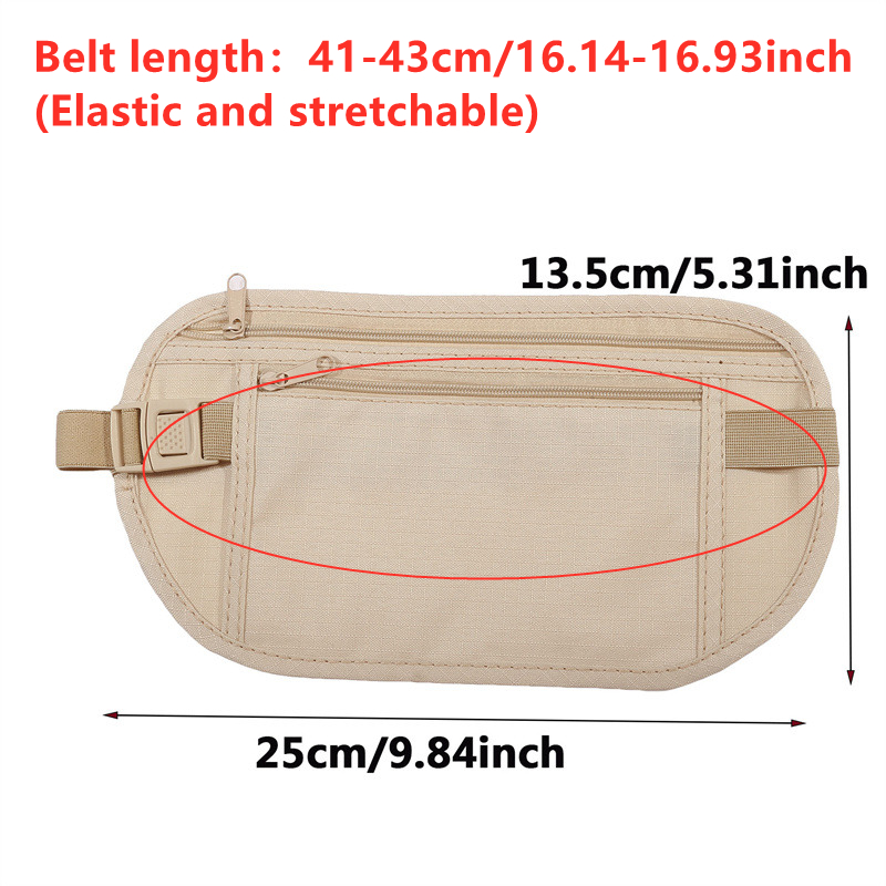 Tas Pinggang Tersembunyi Anti  - Money Belt Hidden ulasan dan harga