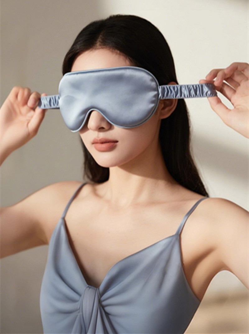Penutup Mata Tidur Sutra, Penu - Travel Accessories Eye Mask ulasan dan harga