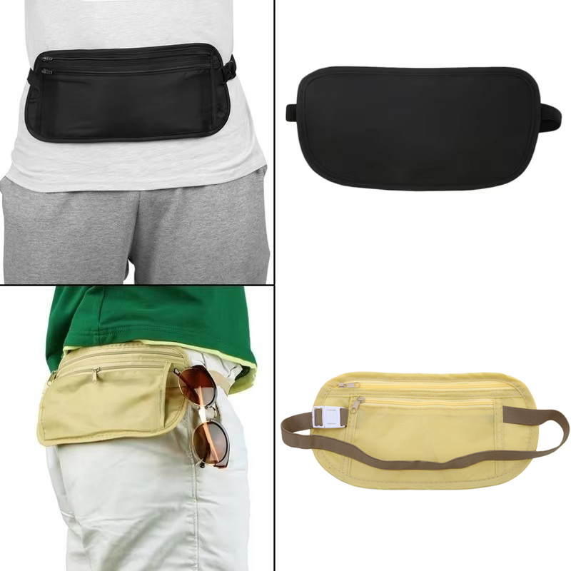 Tas pinggang bepergian tidak t - Money Belt Hidden ulasan dan harga