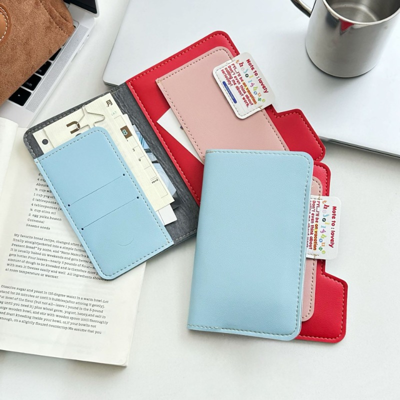 Ins Blok Warna Tempat Paspor D - Travel Accessories Pouch For Women ulasan dan harga