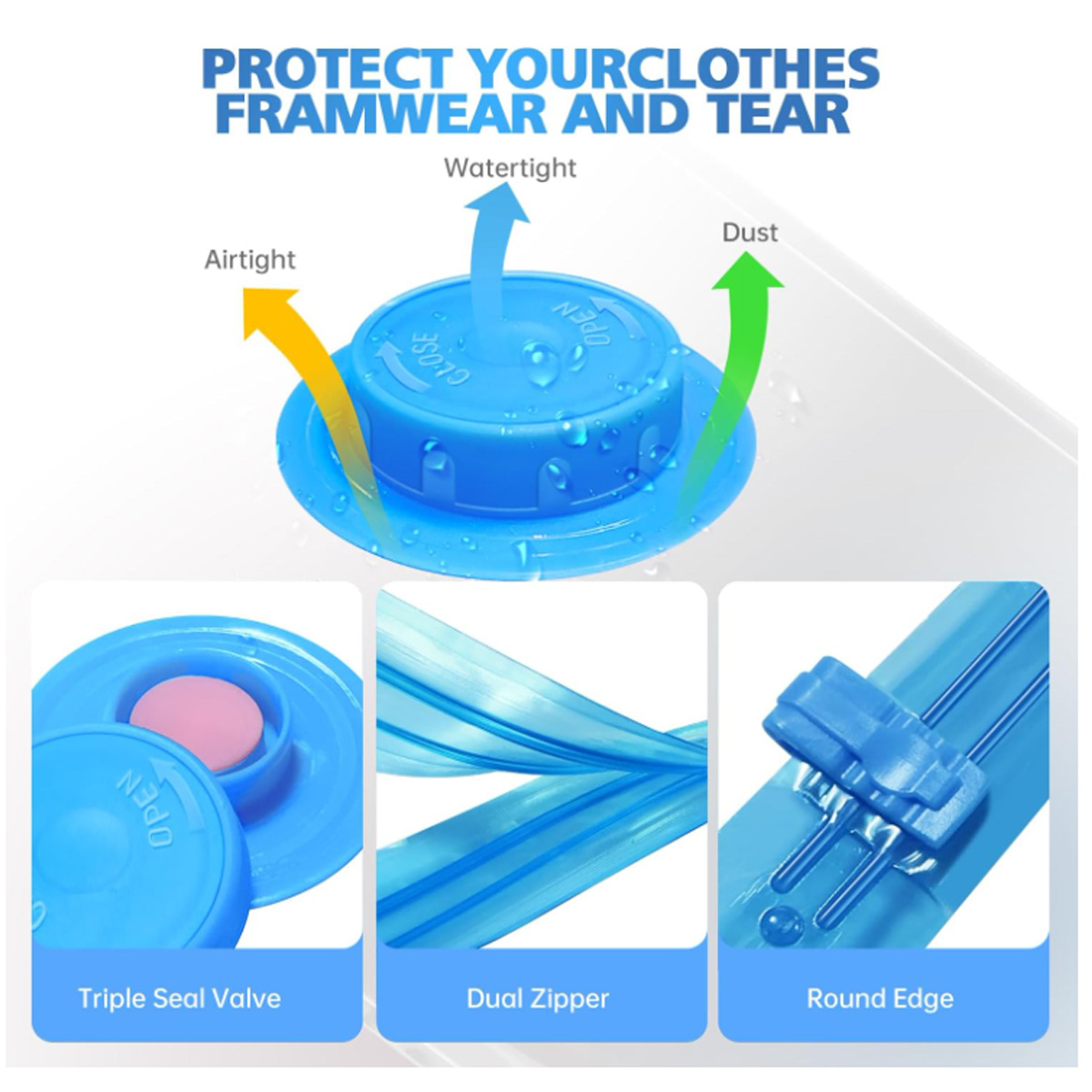 3PCS Kantong Vakum dengan Katu - Travel Accessories In Store ulasan dan harga