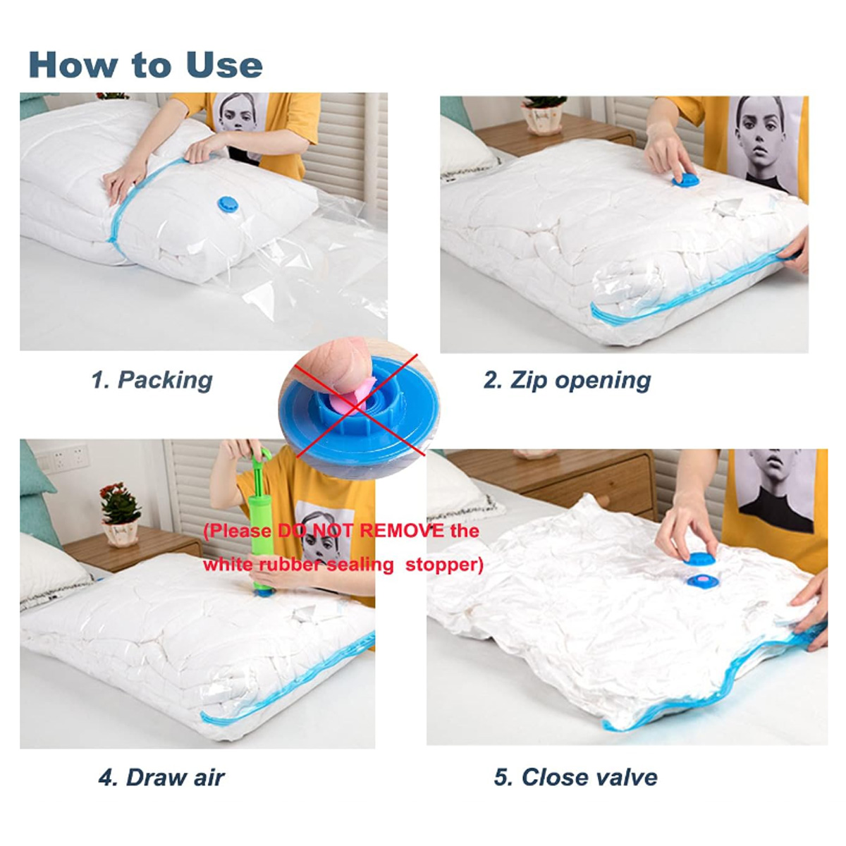 3PCS Kantong Vakum dengan Katu - Travel Accessories In Store ulasan dan harga