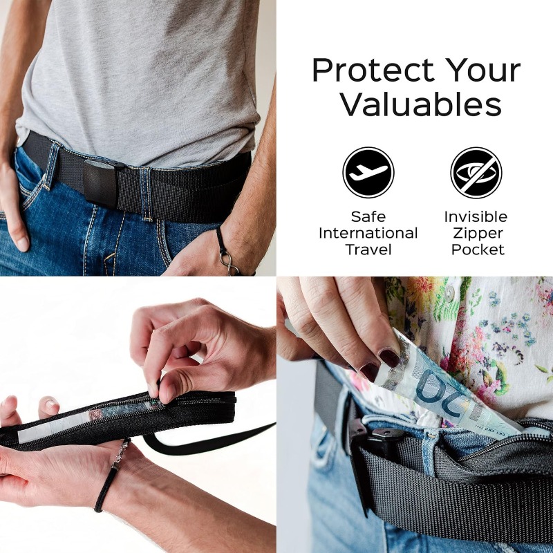 Sabuk Keamanan Perjalanan deng - Money Belt Hidden ulasan dan harga