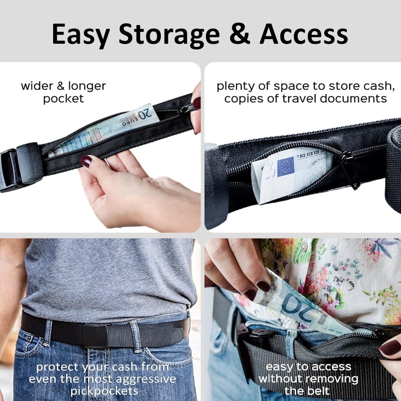 Sabuk Keamanan Perjalanan deng - Money Belt Hidden ulasan dan harga
