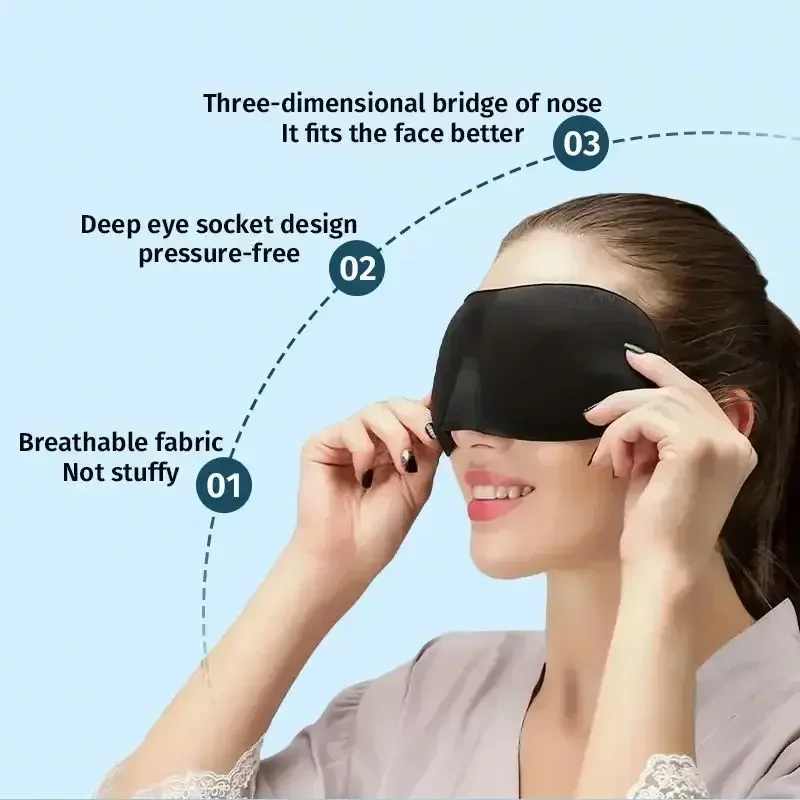 Penutup Mata Tidur Slaapmasker - Travel Accessories Eye Mask ulasan dan harga