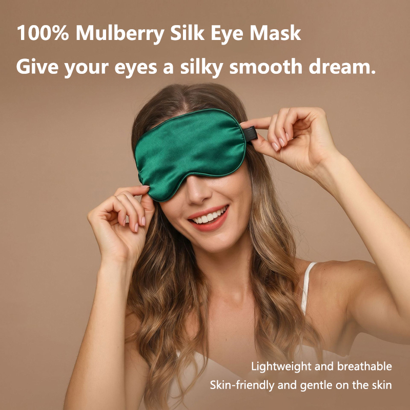 Masker Mata Tidur Sutra Es Ber - Travel Accessories Eye Mask ulasan dan harga