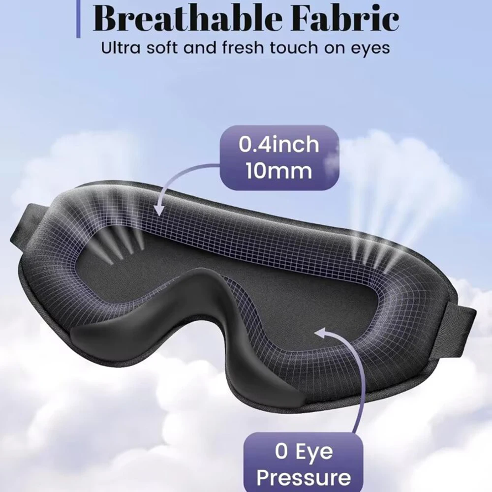 Masker Tidur Blackout untuk Ti - Travel Accessories Eye Mask ulasan dan harga
