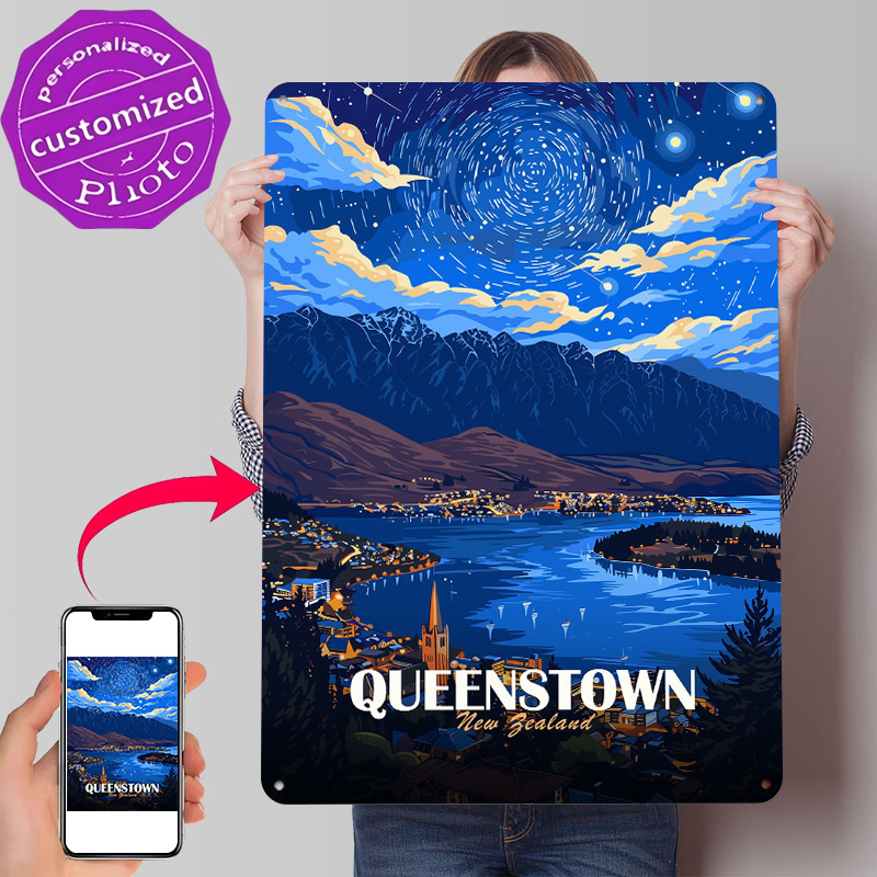 Poster Logam Bertekstur 3D Per - Travel Accessories New Zealand ulasan dan harga