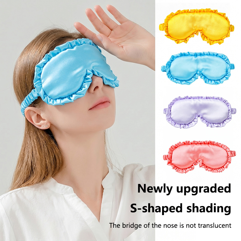 Masker Mata Imitasi Sutra Soli - Travel Accessories Eye Mask ulasan dan harga