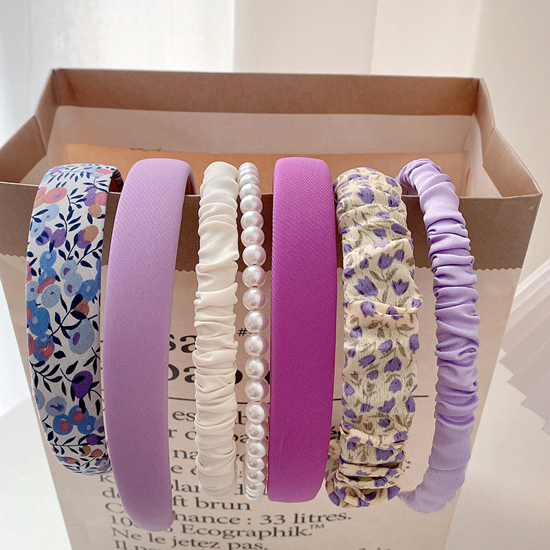 Set 5/7 Buah Ikat Rambut Kain  - Travel Accessories Sale ulasan dan harga