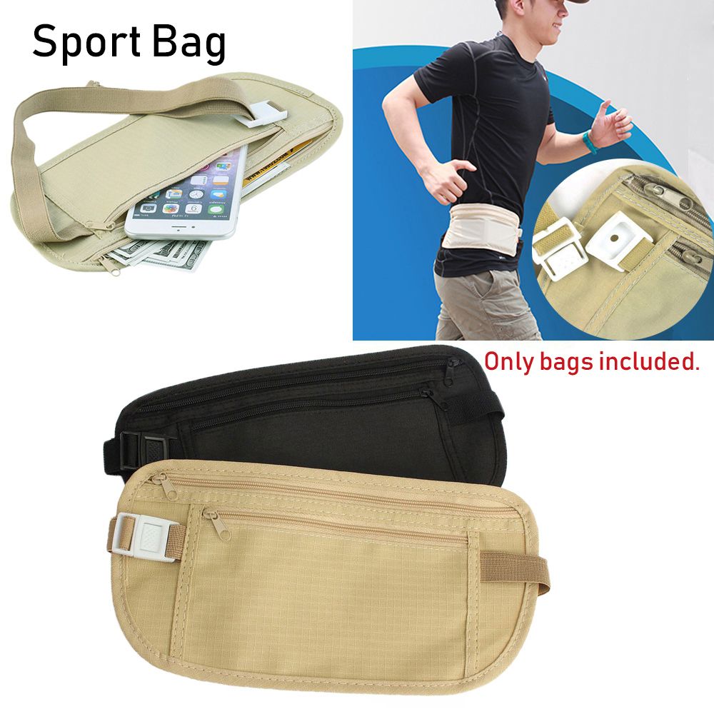 Tas Pinggang Tersembunyi Slim  - Money Belt Hidden ulasan dan harga