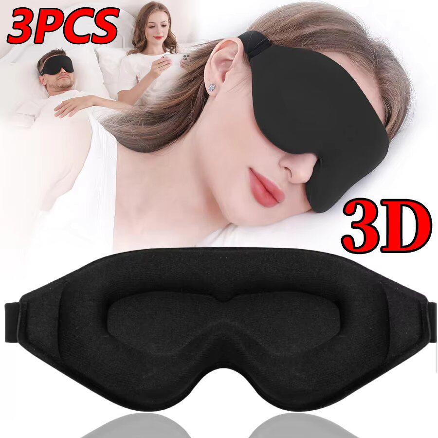 3 Buah Masker Mata Tidur Busa  - Travel Accessories Eye Mask ulasan dan harga