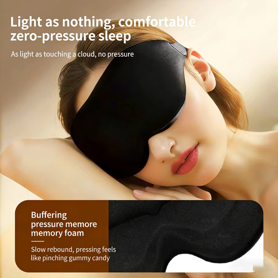 3 Buah Masker Mata Tidur Busa  - Travel Accessories Eye Mask ulasan dan harga