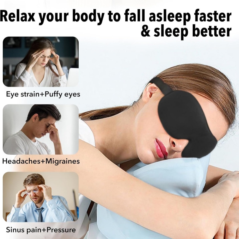 Masker Tidur 3D Penutup Mata A - Travel Accessories Eye Mask ulasan dan harga