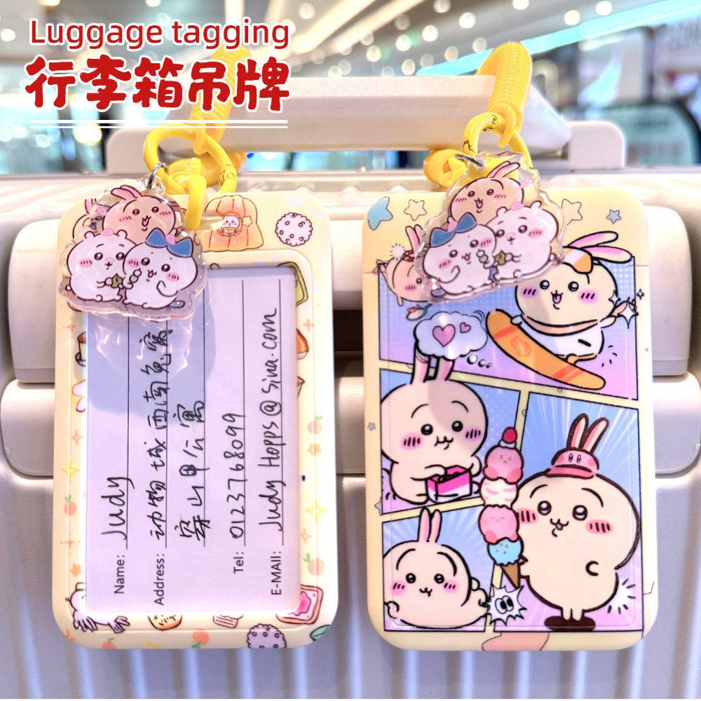 Tag Bagasi Chiikawa dengan Tal - Travel Accessories For Japan Trip ulasan dan harga