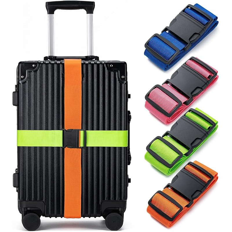 4 Set Tali Pengikat Bagasi, Ta - Luggage Strap Belt ulasan dan harga